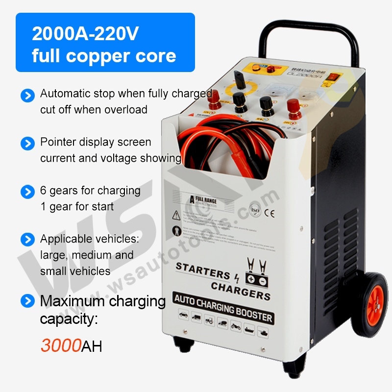 12V/24V Car Battery Charger Jump Starter For Fast Charging