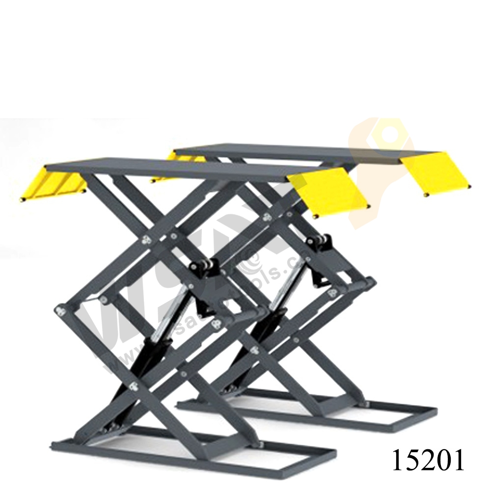 3 Ton On-Ground Low Profile Double Scissor Alignment Lift