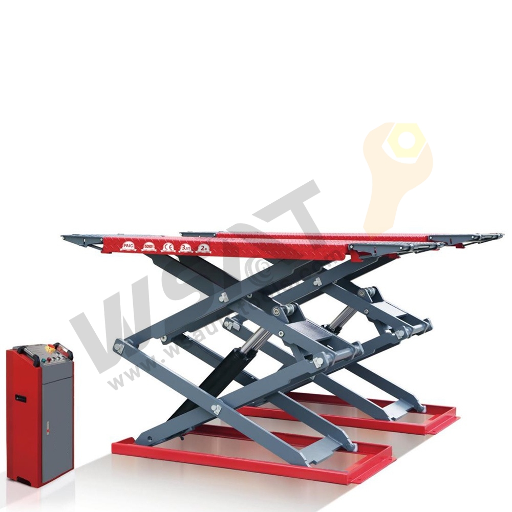3.5 Ton On-Ground Low Profile Double Scissor Alignment Lift