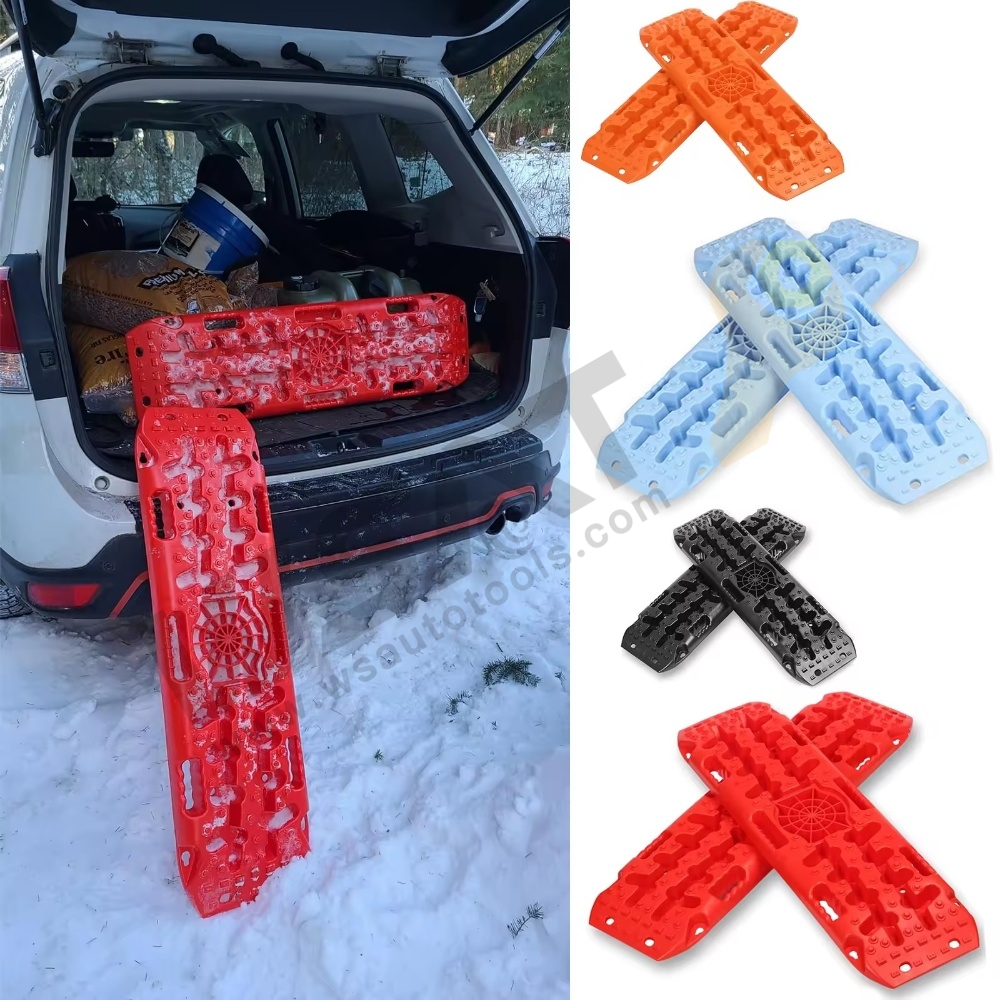 4x4 Off-Road Recovery Traction Boards with Jack Lift Base for Sand Mud and Snow