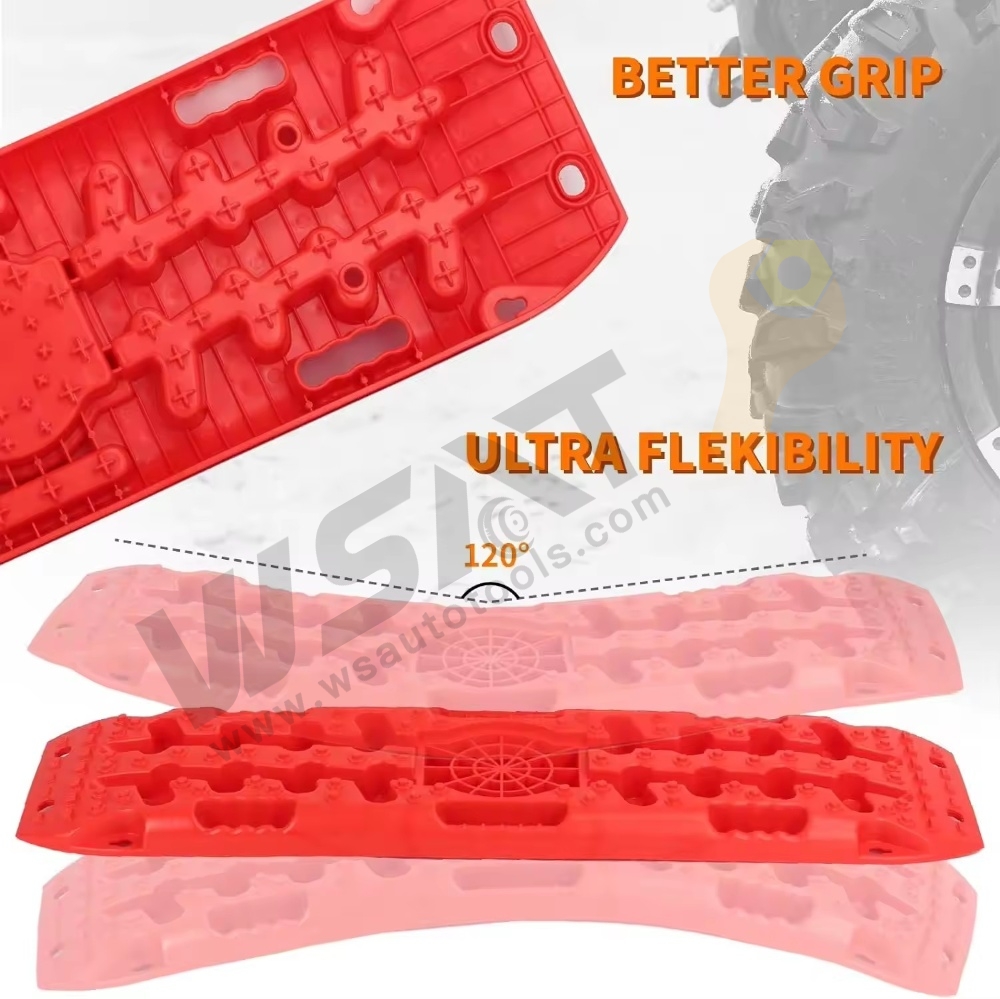 4x4 Off-Road Recovery Traction Boards with Jack Lift Base for Sand Mud and Snow