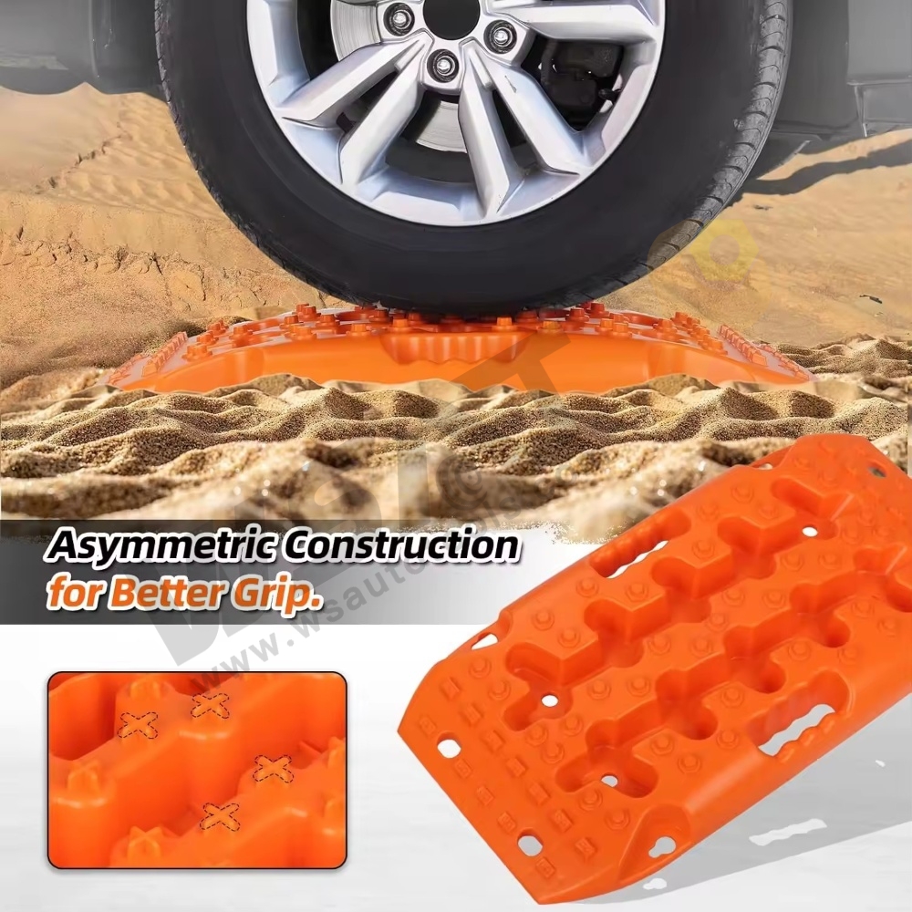 Mini Recovery Track Mats, 4x4 Off Road Recovery Traction Board for Sand Mud Snow