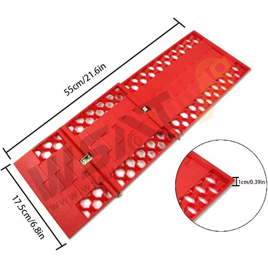 Recovery Tracks Folding Car Sand Ladder Snow Chain Sand Track Tyre Grip Recovery Track Car Tire Ladder