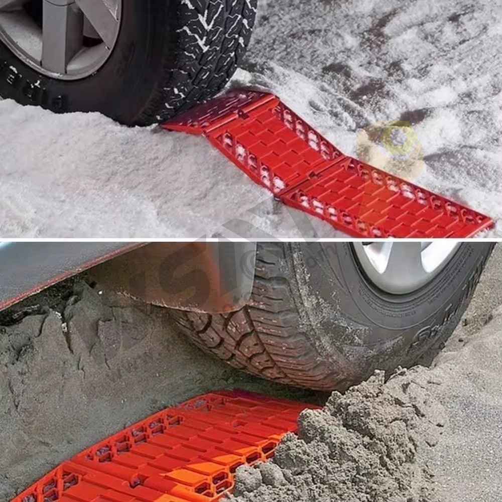 Recovery Tracks Folding Car Sand Ladder Snow Chain Sand Track Tyre Grip Recovery Track Car Tire Ladder