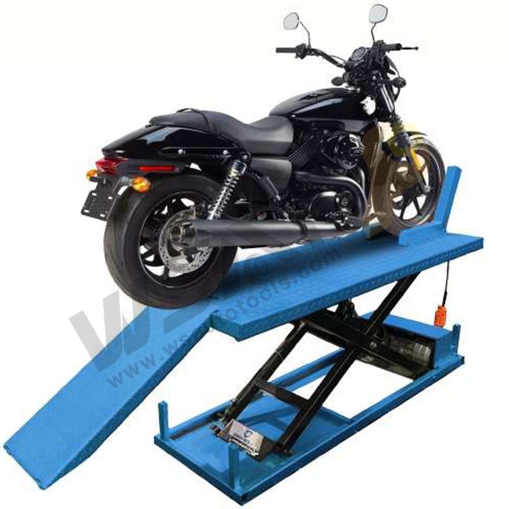 600KG Electro-Hydraulic Motorcycle Lift w/o ATV Extensions Kit