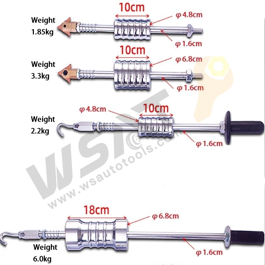 15PC Heavy Slide Hammer Set