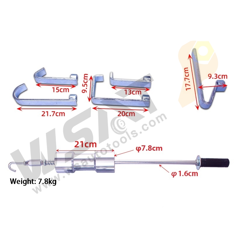 15PC Heavy Slide Hammer Set