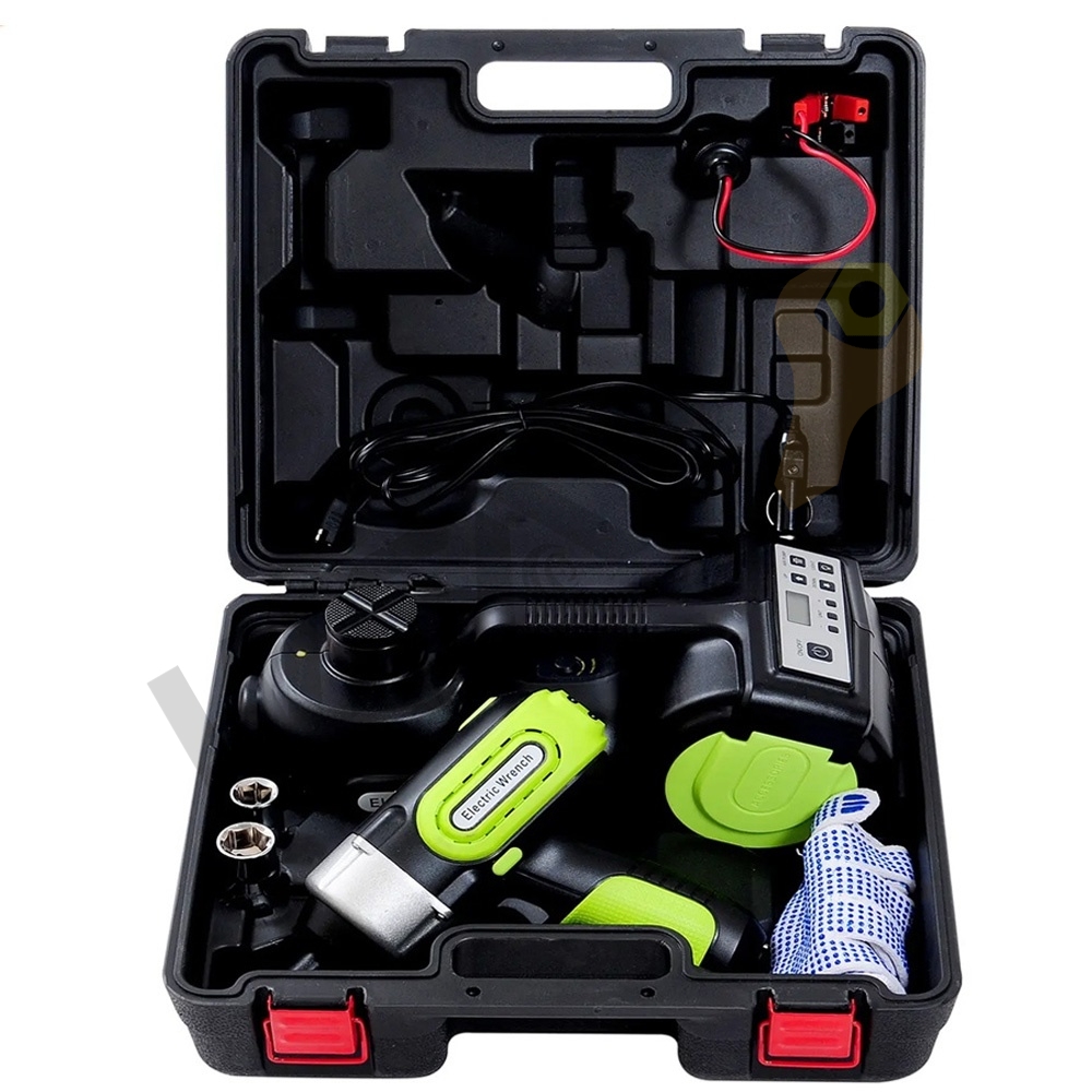 DC12V Digital Electric Hydraulic Jack kit with Wrench for 5T Vehicle