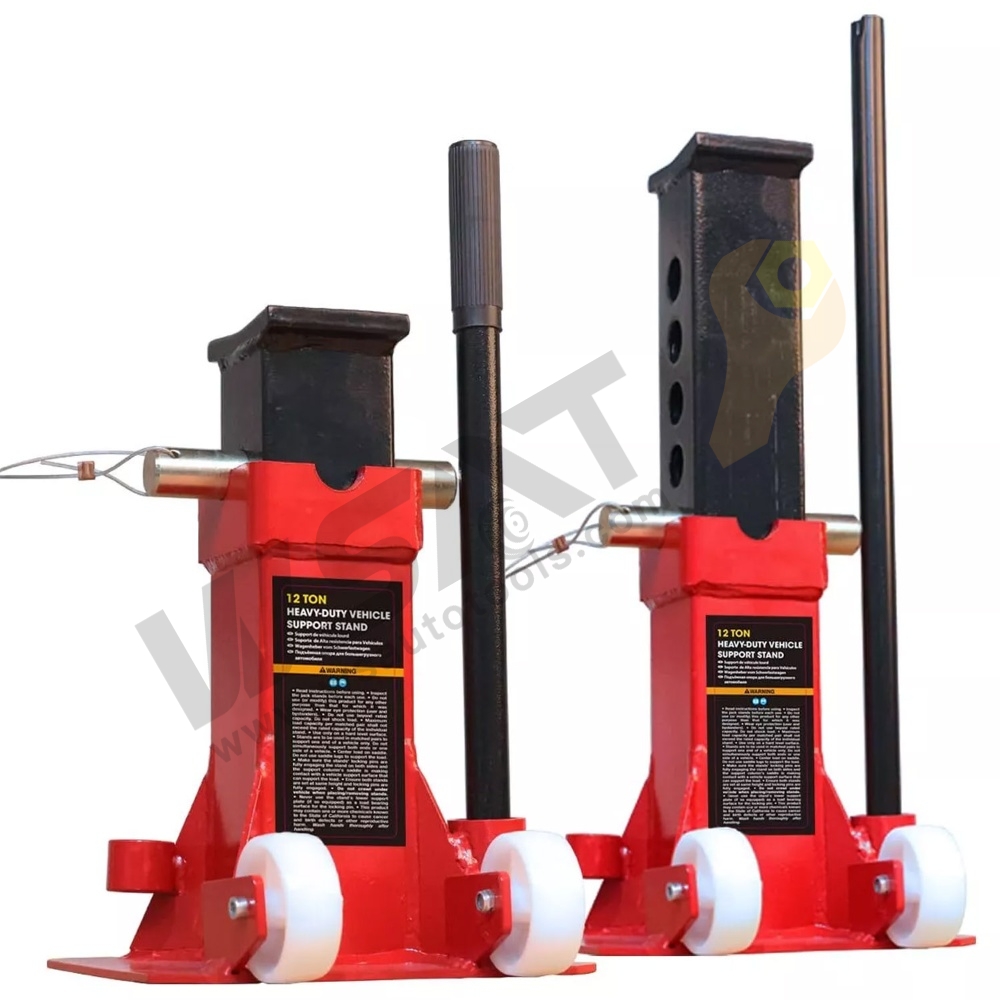 Heavy-Duty Vehicle Support Stand with Casters