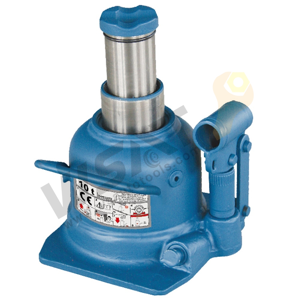 Low-Profile Double Ram Bottle Jack