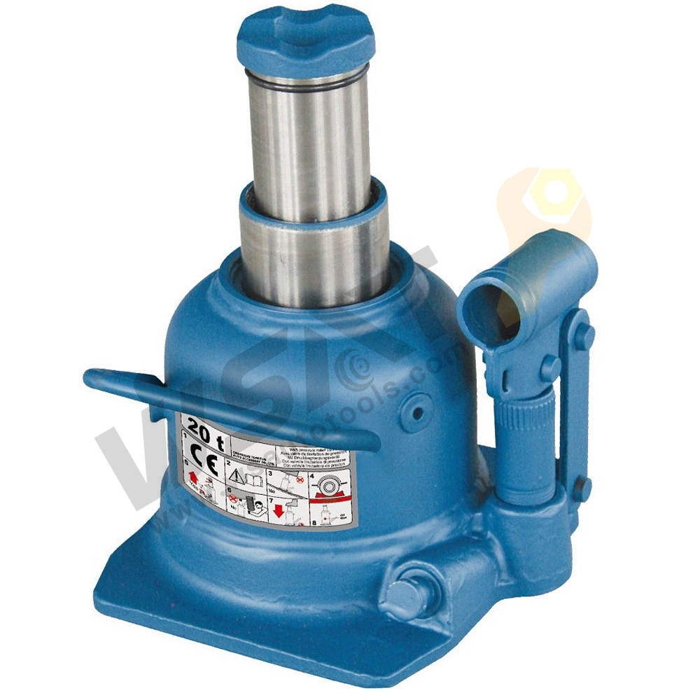 Low-Profile Double Ram Bottle Jack