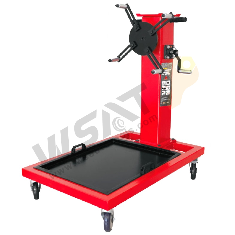 Gear-driven Rotating Engine Stand
