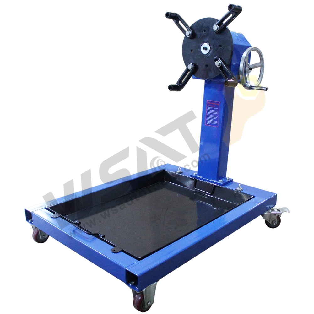 Gear-driven Rotating Engine Stand