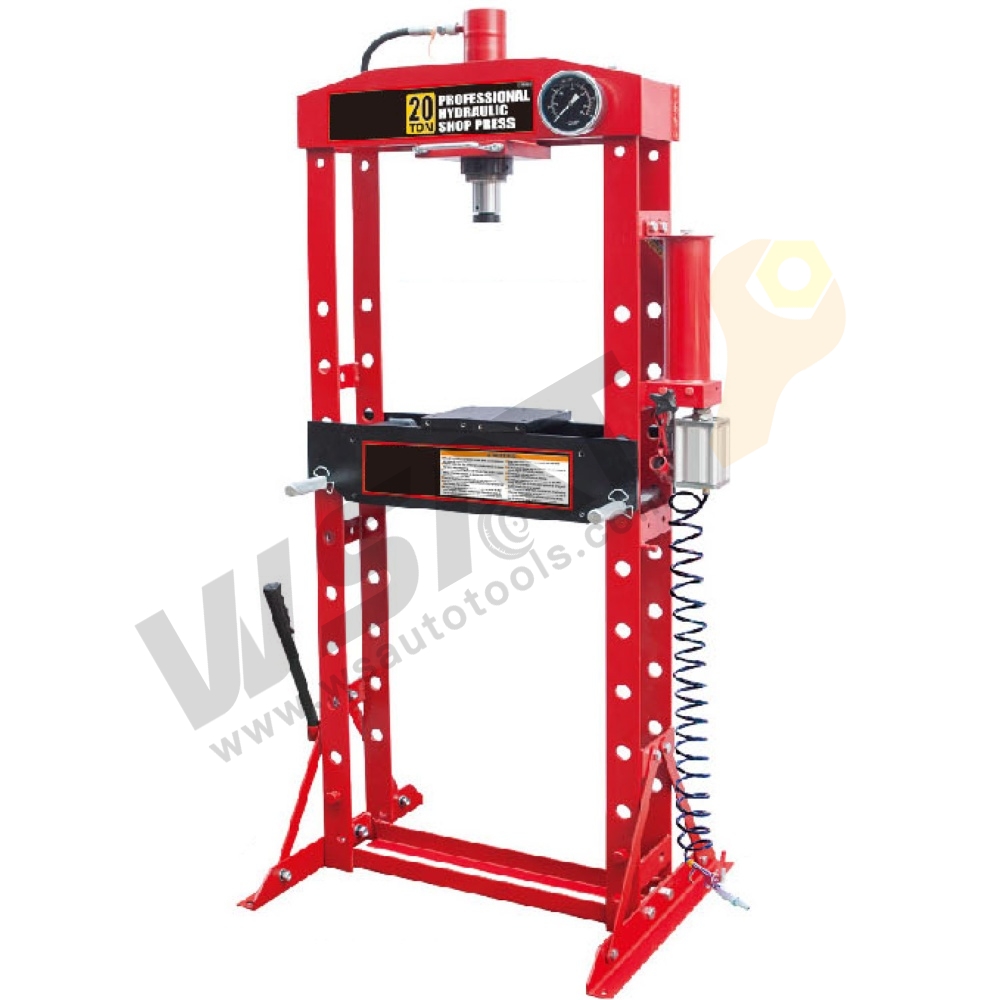 Welded Shop Press with Pneumatic Hydraulic Pump