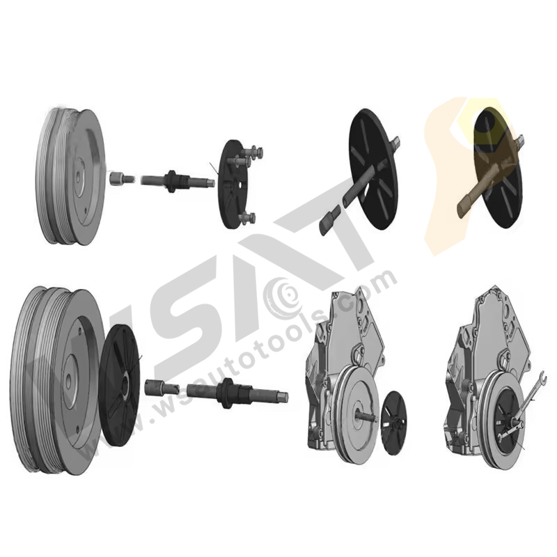 Harmonic Balancer Puller and Installer Set