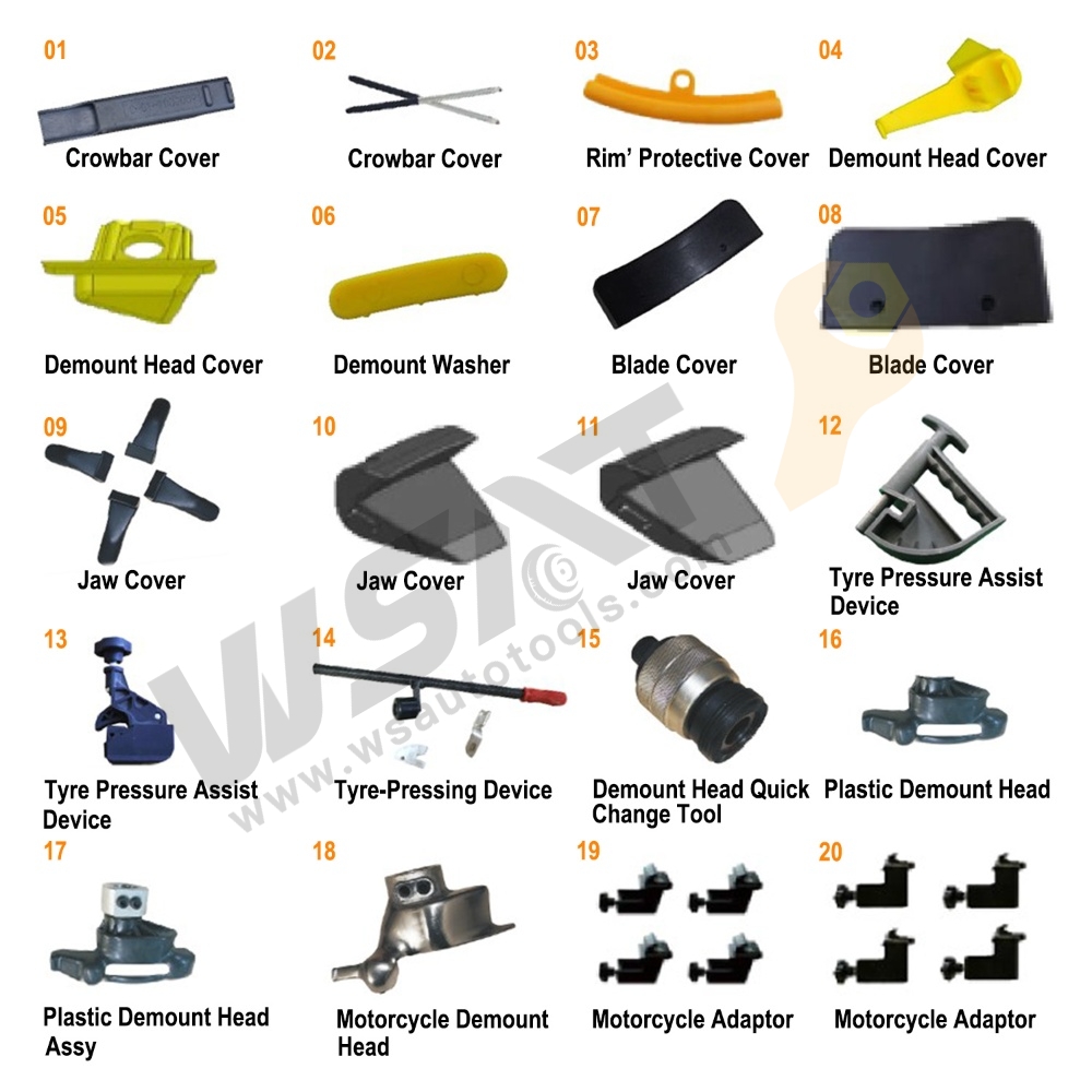 Optional Accessories for Car Tire Changer