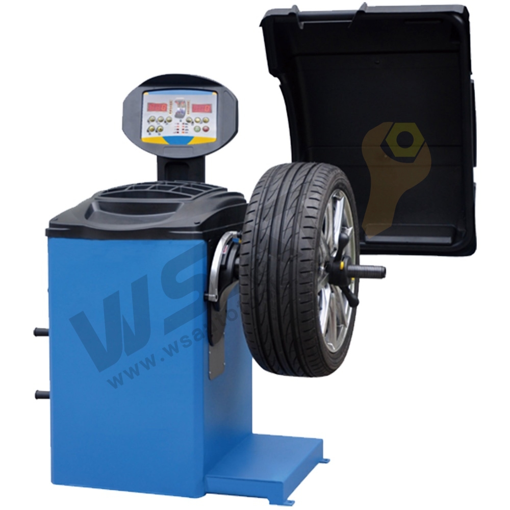 LED Wheel Balancer with Foot Brake for 1'' to 28'' Tyres