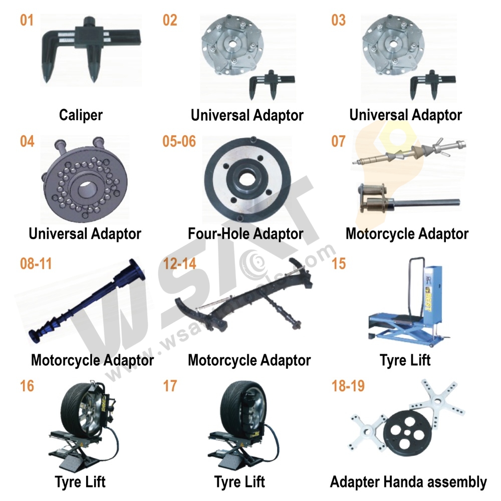 Optional Accessories for Wheel Balancer