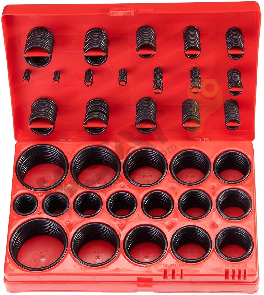 32 Sizes 407PC Metric O-ring Seal Kit Rubber Seal O-ring Assortment
