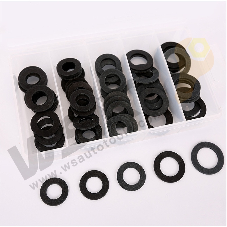 90PC Oil Drain Plug Gaskets Fiber Washer Assortment Kit