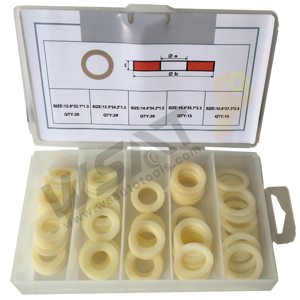 90PC Nylon Oil Drain Plug Gasket Kits