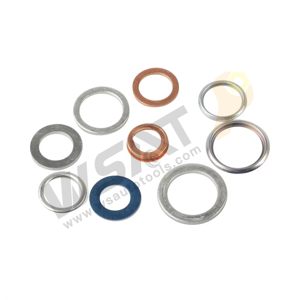 140PC Oil Drain Plug Crush Washer Gasket Seal Set