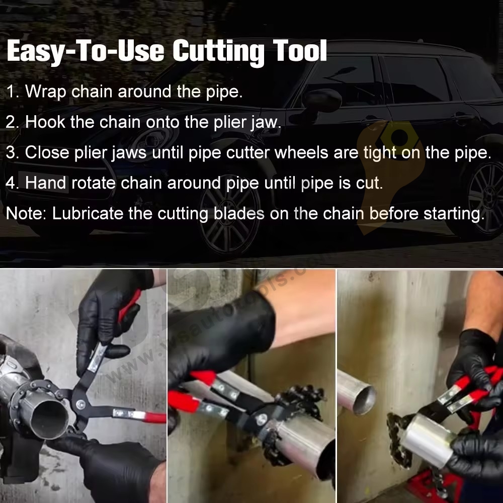 Chain Type Exhaust Tail Pipe Cutter Pliers