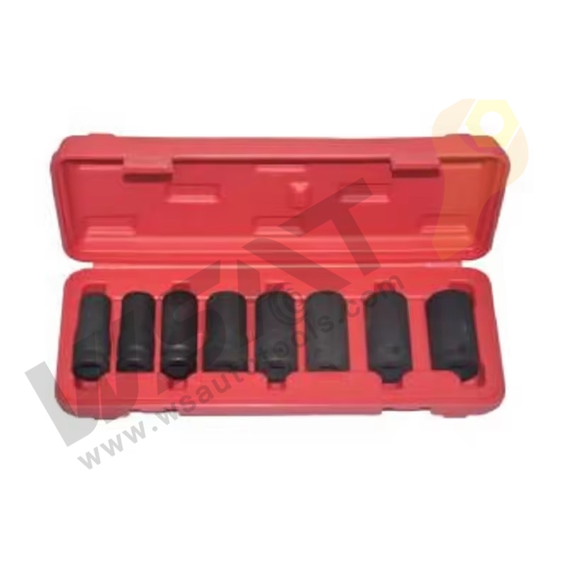 8PCS 1/2"Sq Drive Locking Wheel Nut Removal Set