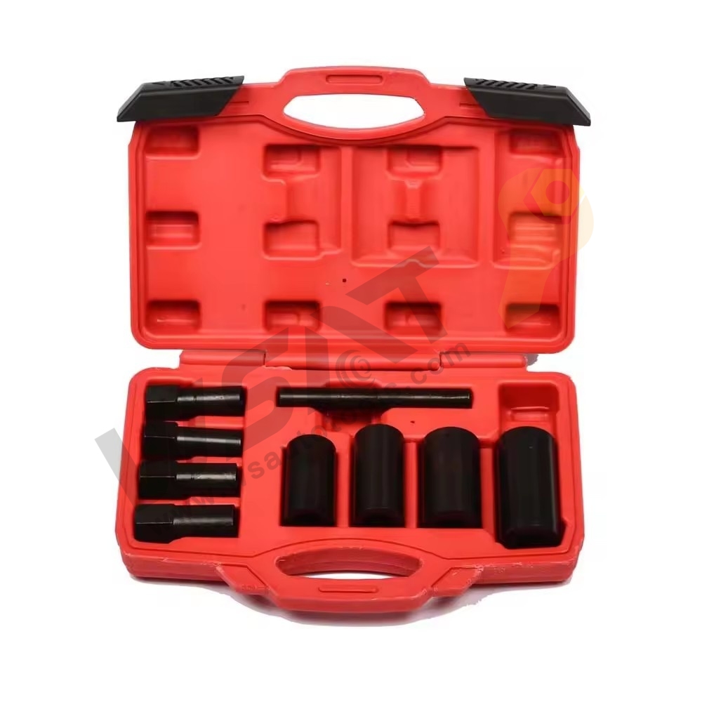 9PCS Wheel Hub Nut Locking Impact Socket Removal Remover Tool Set