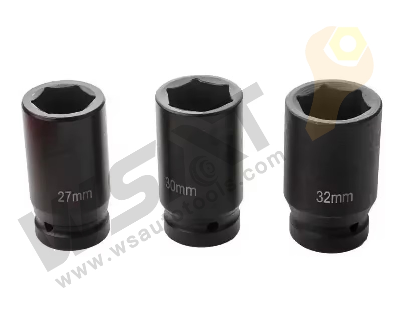 10 PCS 3/4" Drive 22-41mm 6 Point Metric Sockets Deep Impact Socket Set