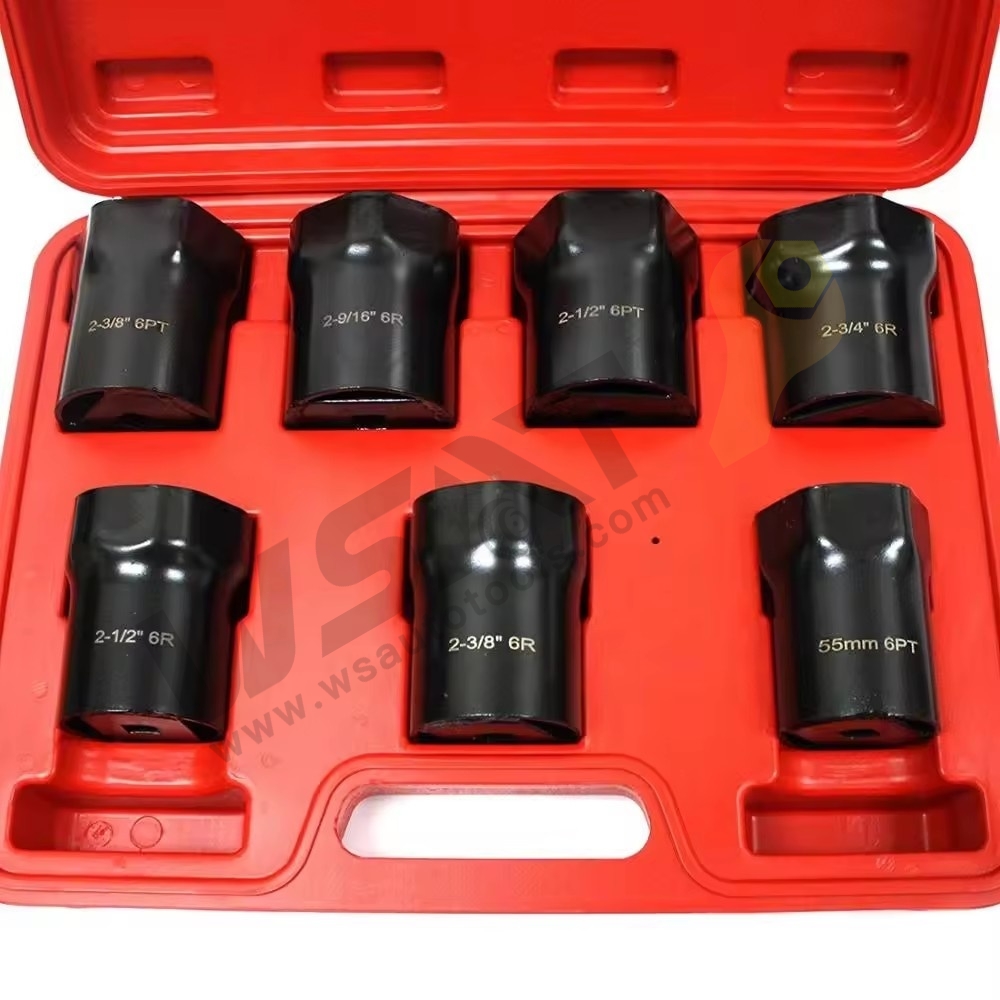7PC 1/2" Drive Wheel Bearing Socket Set