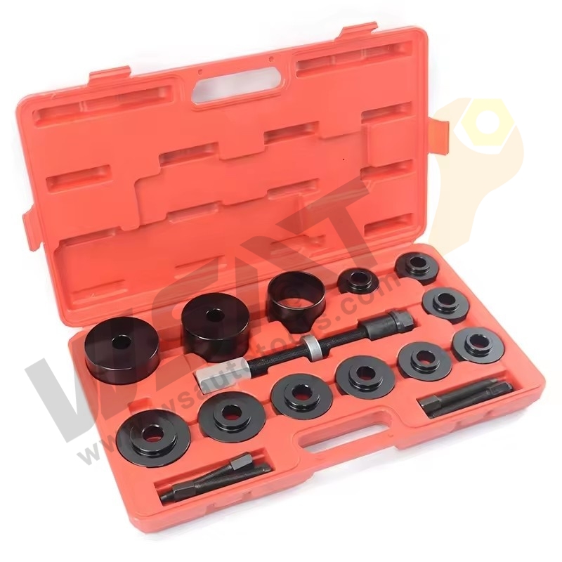 19PC Master Front Wheel Drive Bearing Puller Removal Tools Set