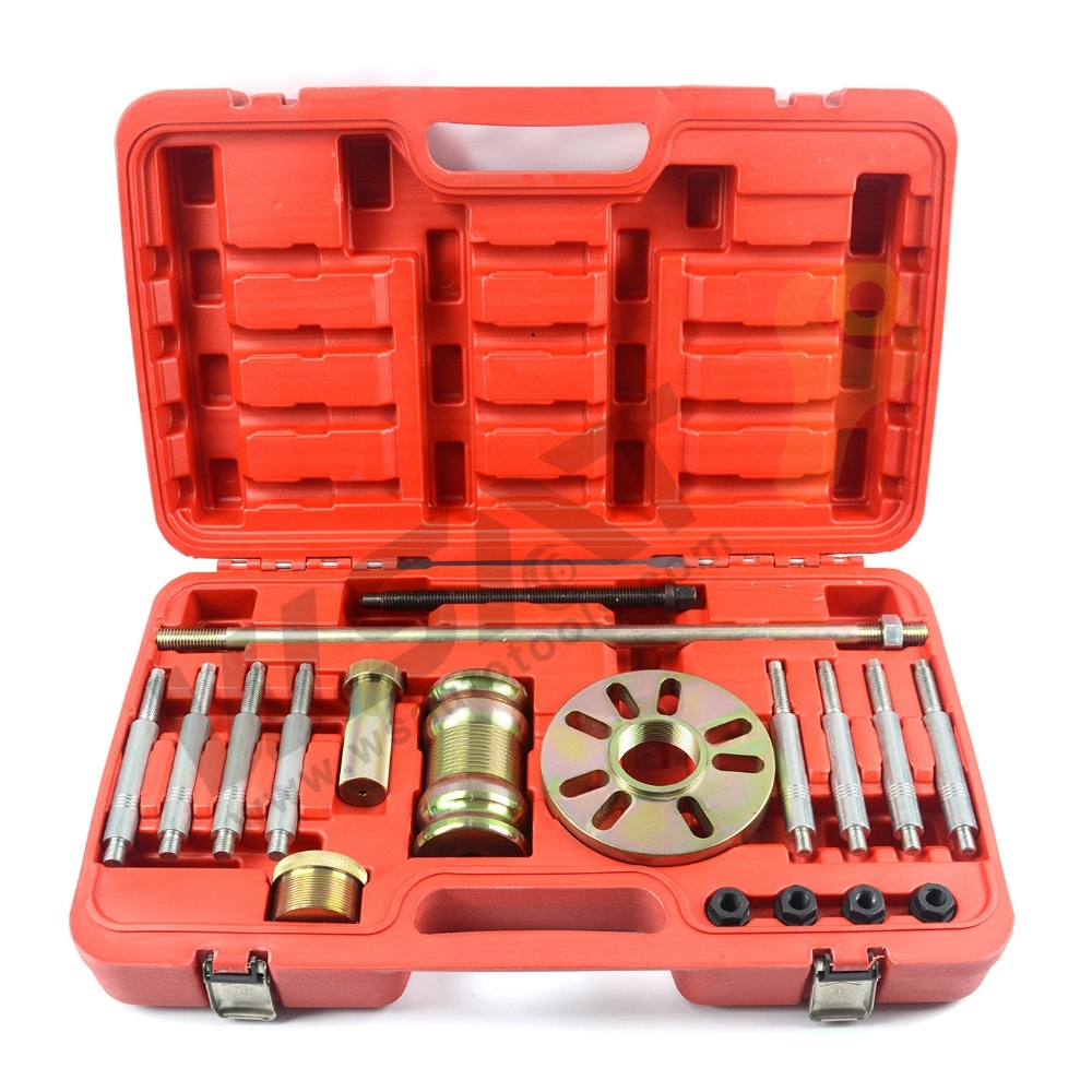 18 PC Heavy Duty Wheel Hub Puller Brake Drums Drive Shaft Removal Tool Set