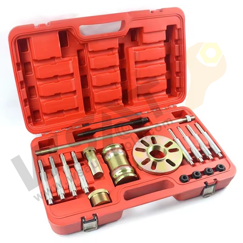 18 PC Heavy Duty Wheel Hub Puller Brake Drums Drive Shaft Removal Tool Set