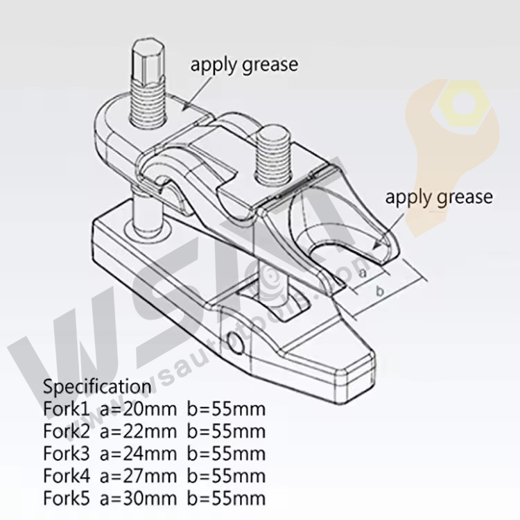 Universal Adjustable Jaw Ball Joint Puller