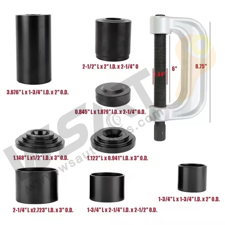 4-in-1 Ball Joint U Joint C Frame Press Service Tool set