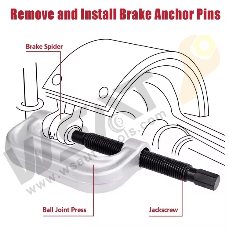 4-in-1 Ball Joint U Joint C Frame Press Service Tool set