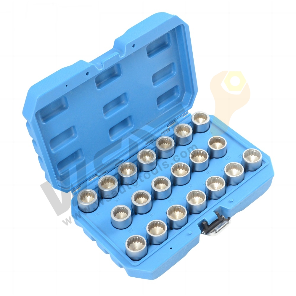 20PCS Locking Wheel Nut Stud Remover Tool Kit -Porsche