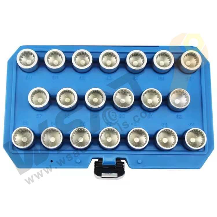 20PCS Locking Wheel Nut Stud Remover Tool Kit -Porsche