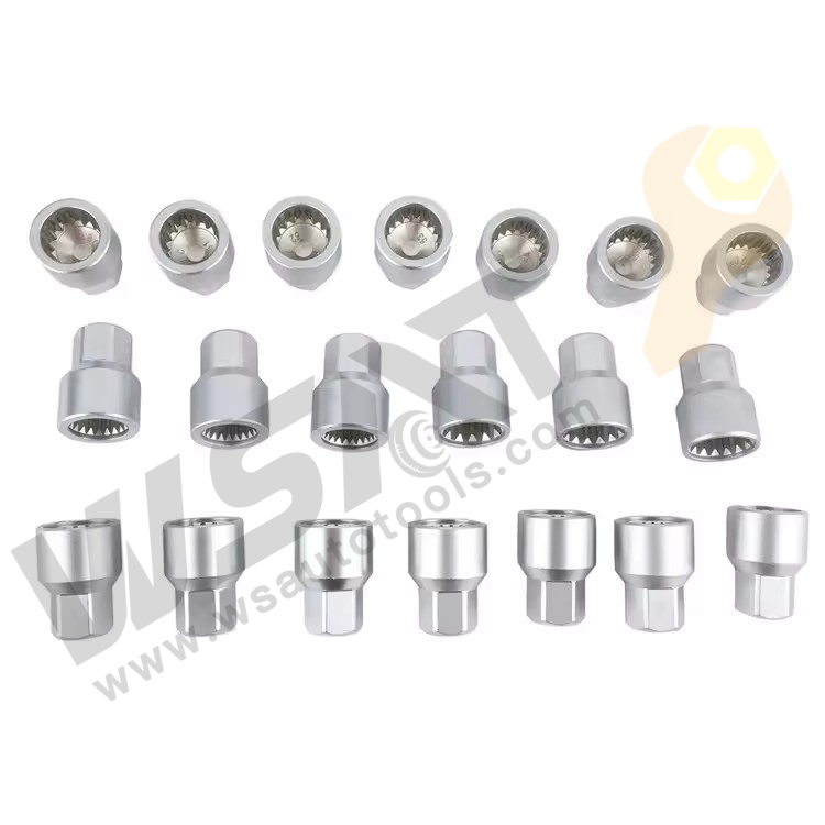 20PCS Locking Wheel Nut Stud Remover Tool Kit -Porsche