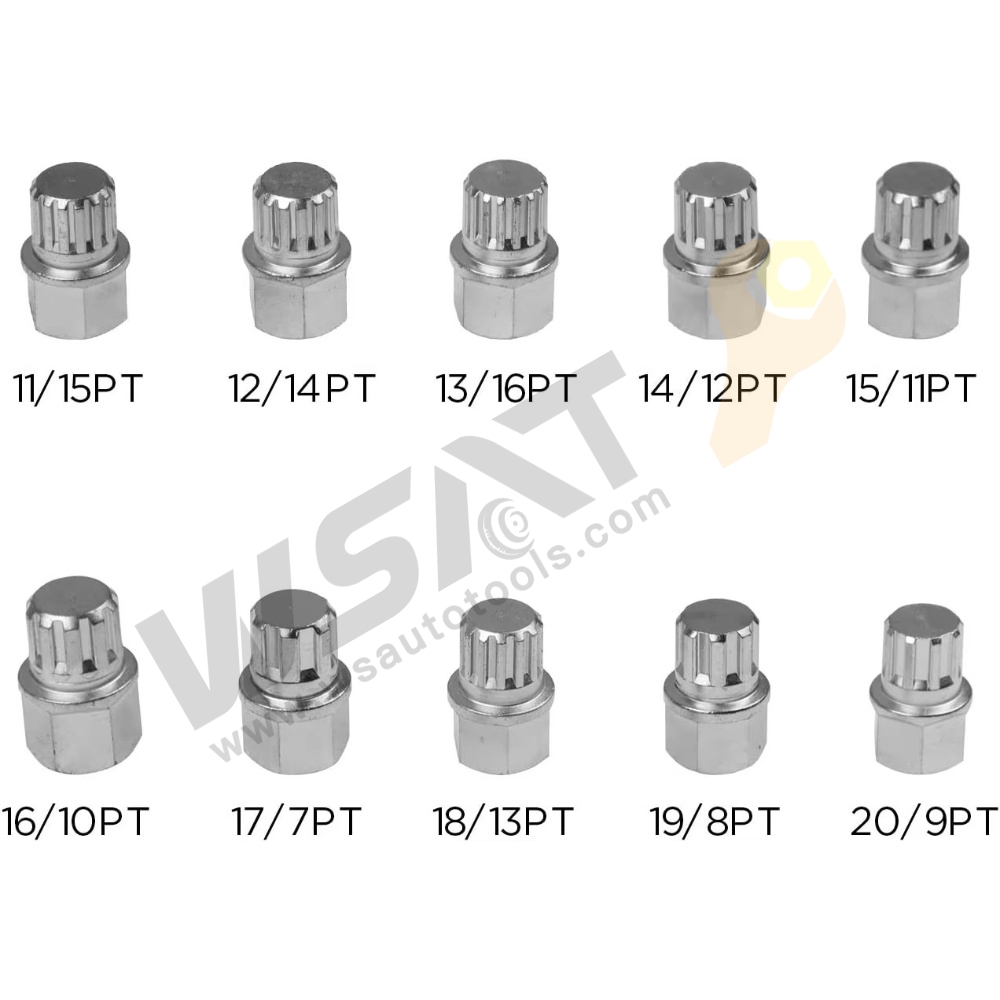 10PCS Wheel lock Screw Socket Set -BMW