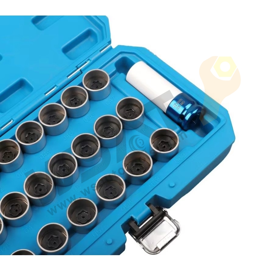 21PCS Locking Wheel Nut Stud Remover Tool Kit-BMW/AUDI/VAG