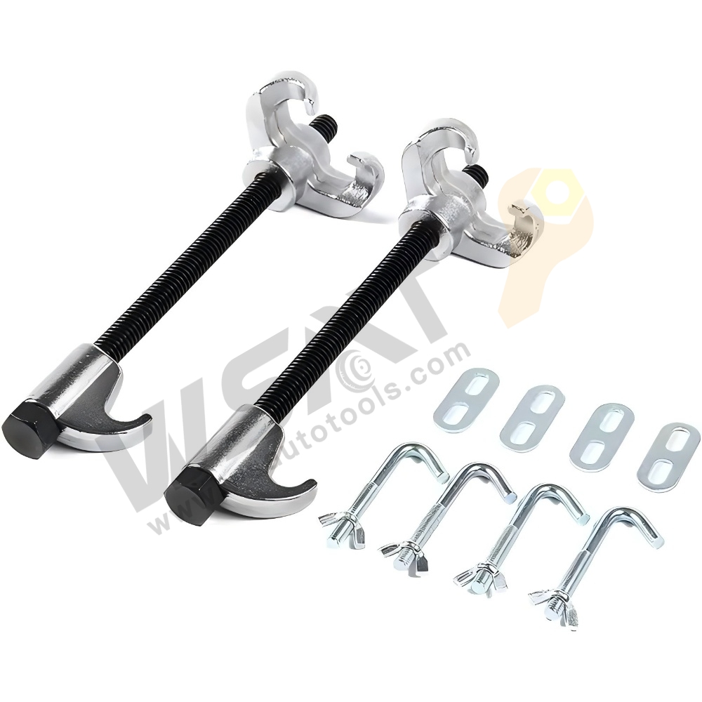 2pcs Heavy Duty 300mm Drop Forged Strut Spring Compressor with 2 Steel Jaw Claws