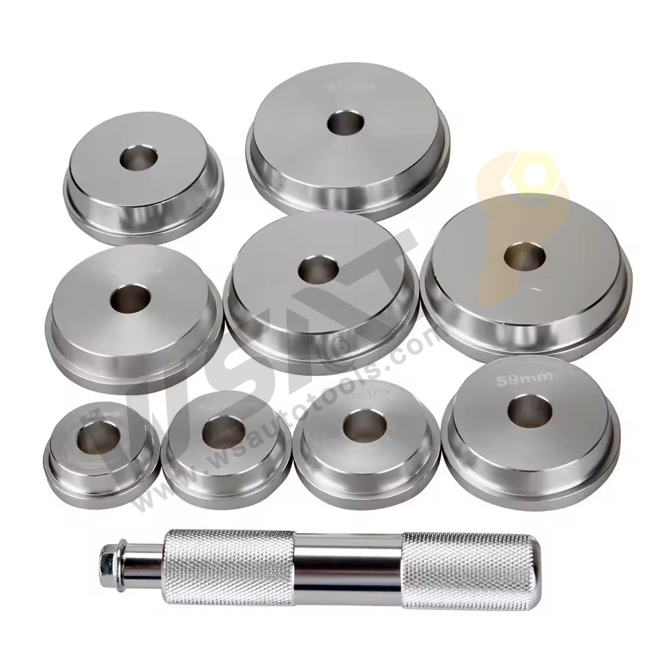 10pcs Aluminium Bearing Race and seal Driver set