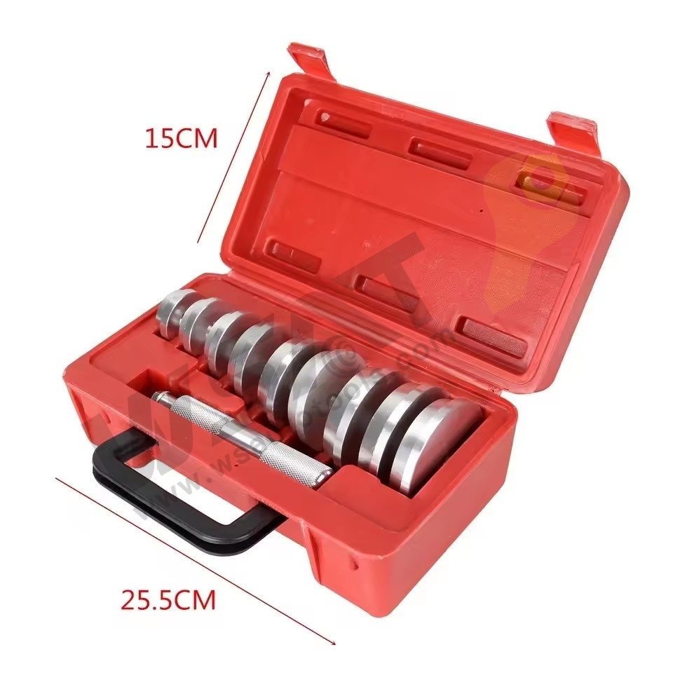 10pcs Aluminium Bearing Race and seal Driver set