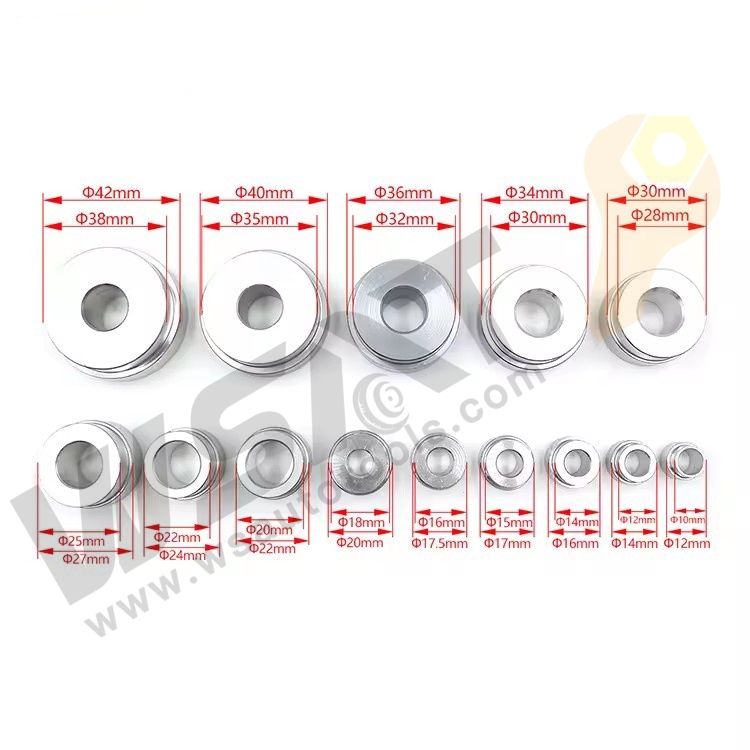 17pcs Aluminium Bearing Race and Seal Driver set