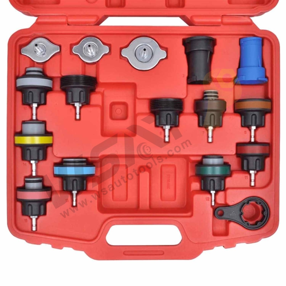 Radiator Pump Pressure Leak Tester Kit Vacuum Pressure Cooling System Tester