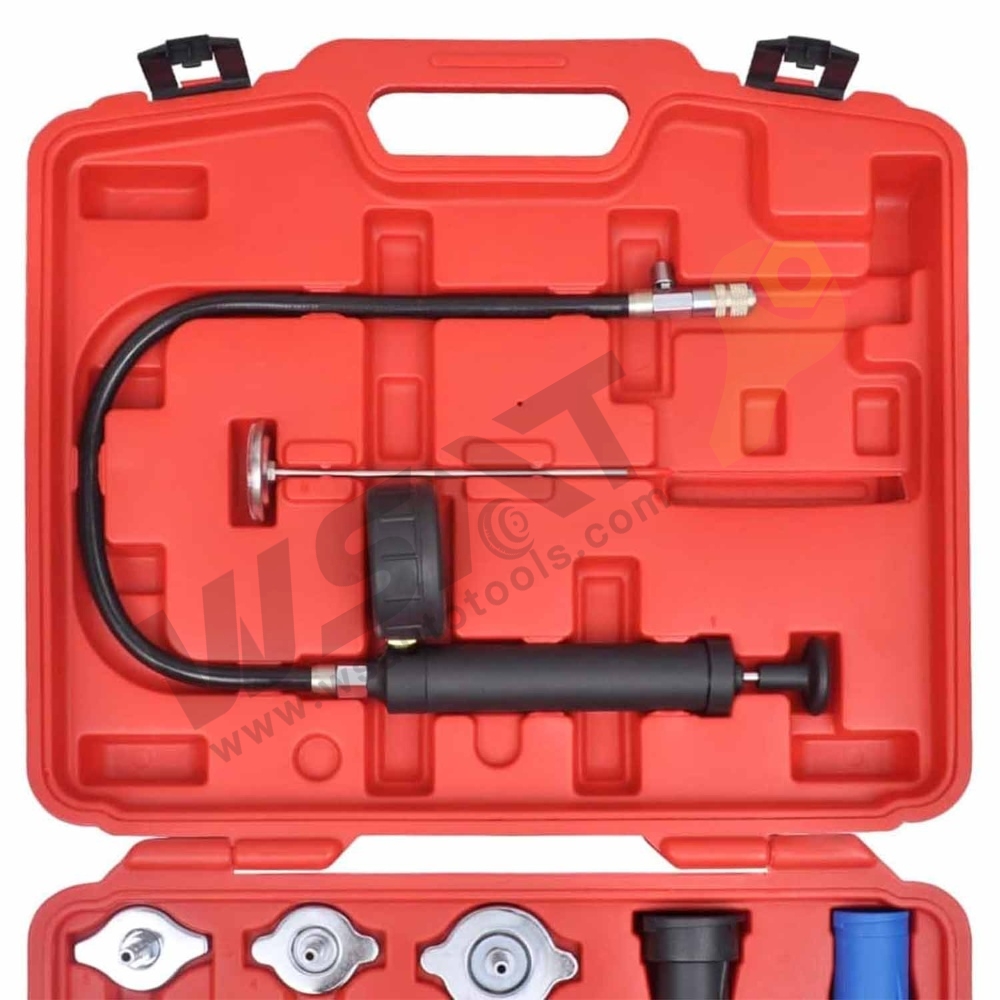 Radiator Pump Pressure Leak Tester Kit Vacuum Pressure Cooling System Tester
