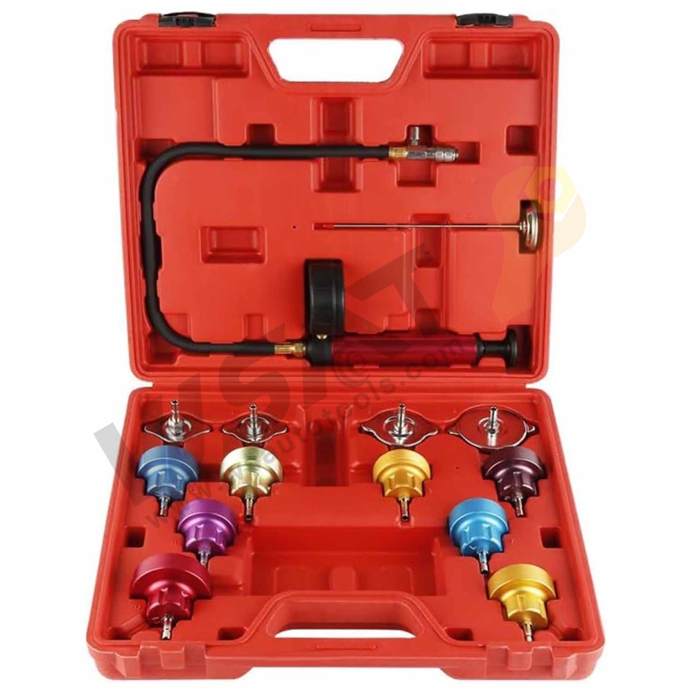 Radiator Pump Pressure Leak Tester Kit Vacuum Pressure Cooling System Tester