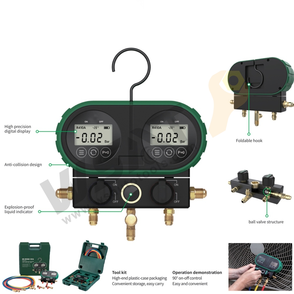 Digital Manifold Gauge Set